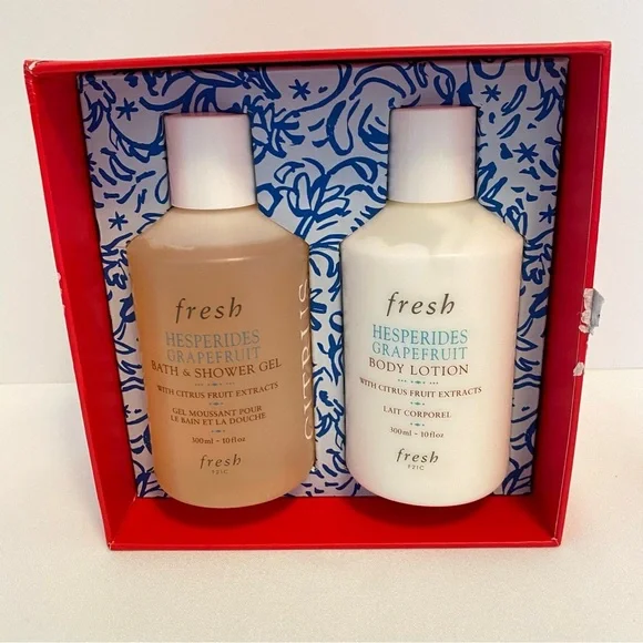 Fresh Hesperides Grapefruit Body Wash & Lotion Duo Gift Set New With Tags - Picture 2 of 10